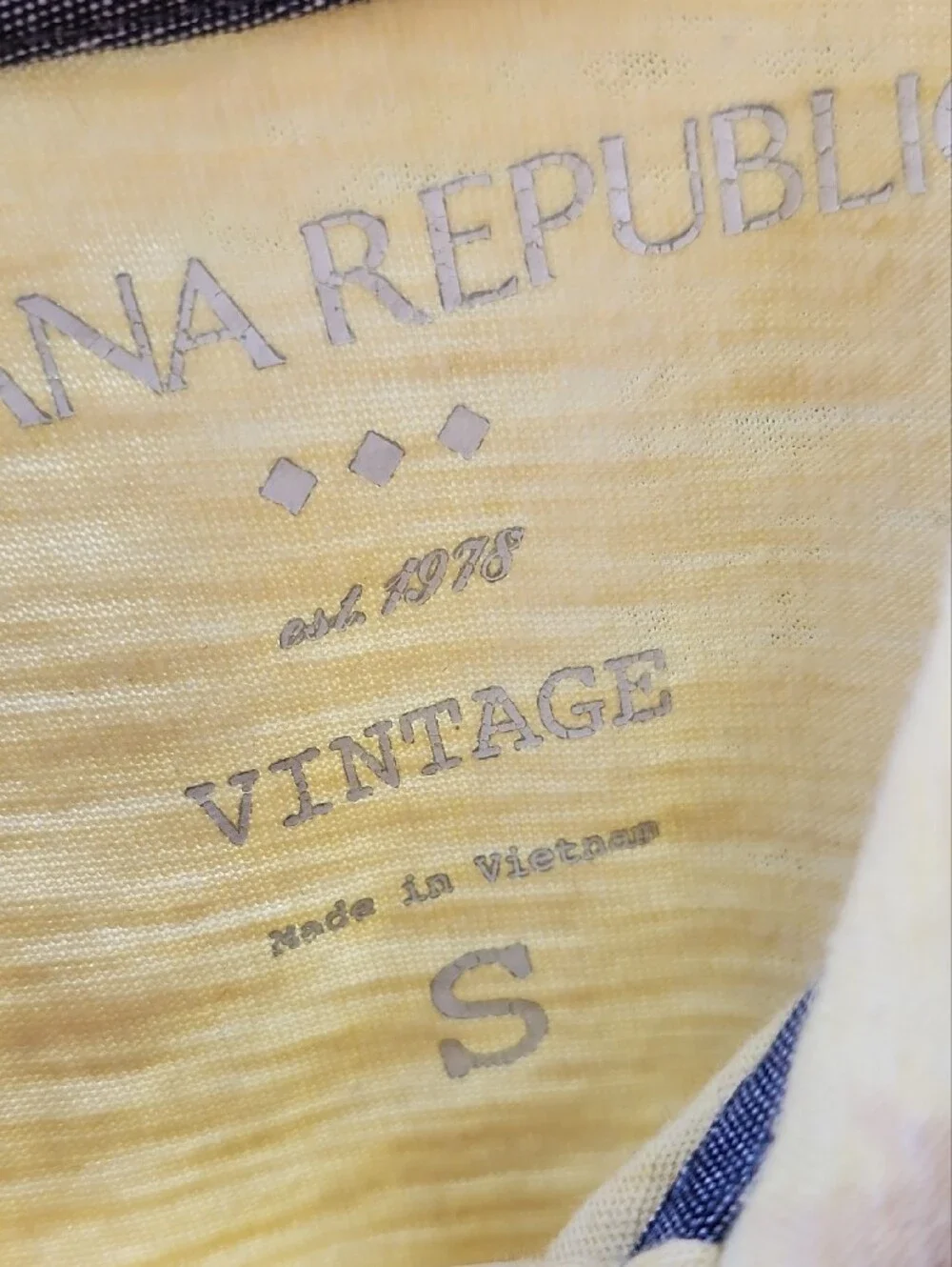 Banana Republic classic yellow